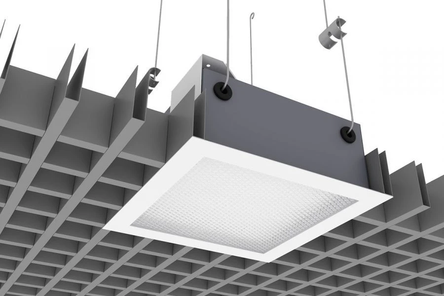Luminaire with LED light source OFFICE GRILLATO series LE-SVO-04-030-xxxx-20X