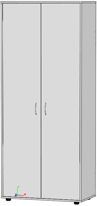 Closed wide (two doors) cupboard for teaching aids