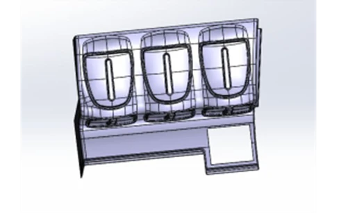 Lower tailgate trim 5299-401P-5602022