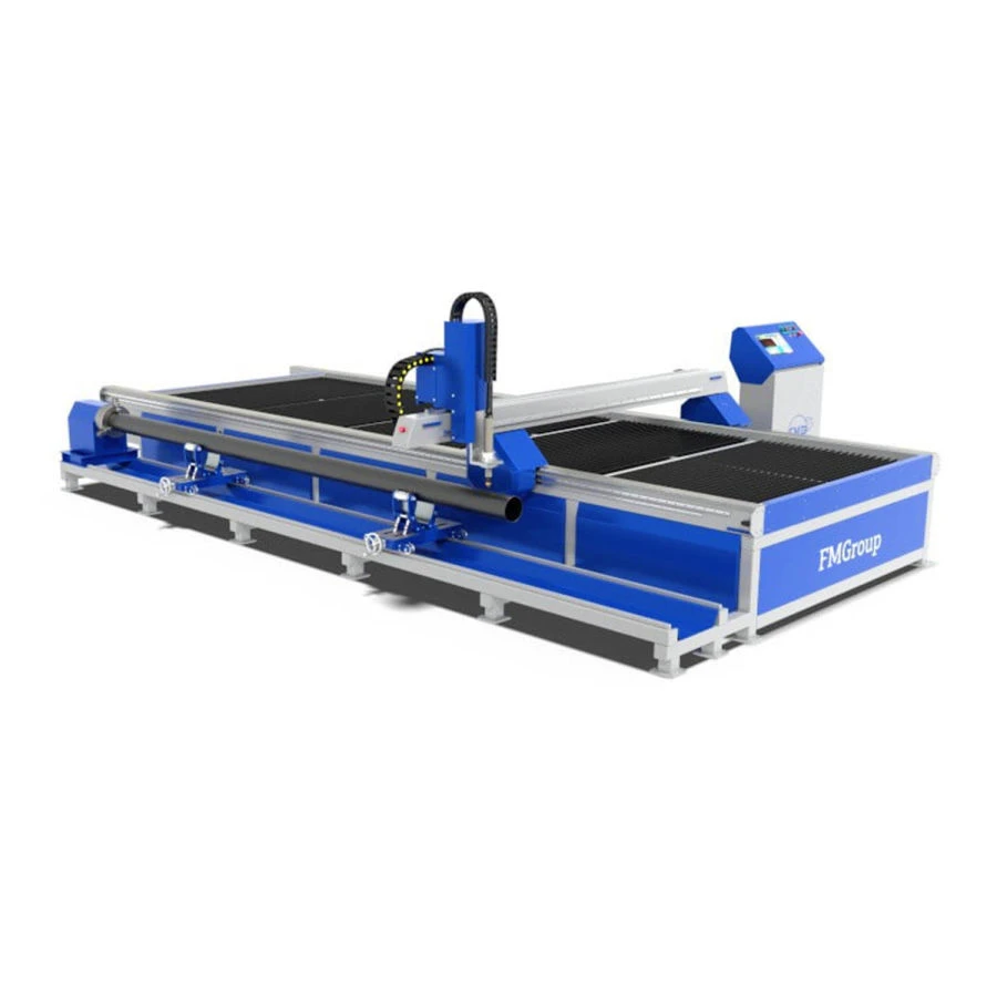 Plasma cutting machine with pipe cutter UPMR-3015 TR