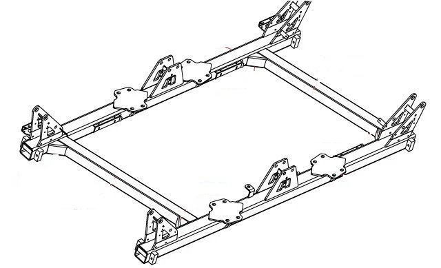 110206, CENTRE SECTION OF DMC 6000 CROSS FRAME (02/K5)