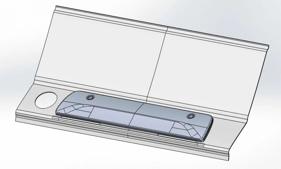 5299-401-5702060-51 SB Electrical equipment hatch panel
