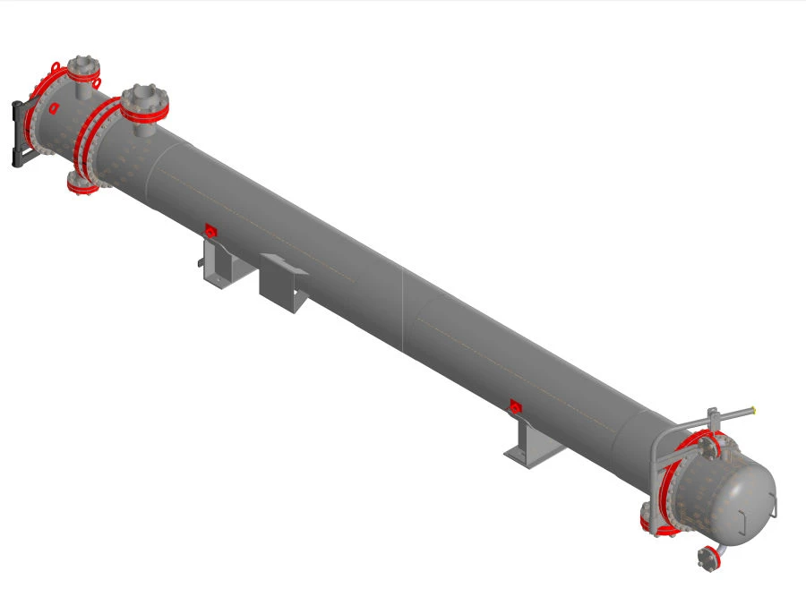 Shell-and-tube heat exchangers, tube bundles and tube-in-tube heat exchangers type TP