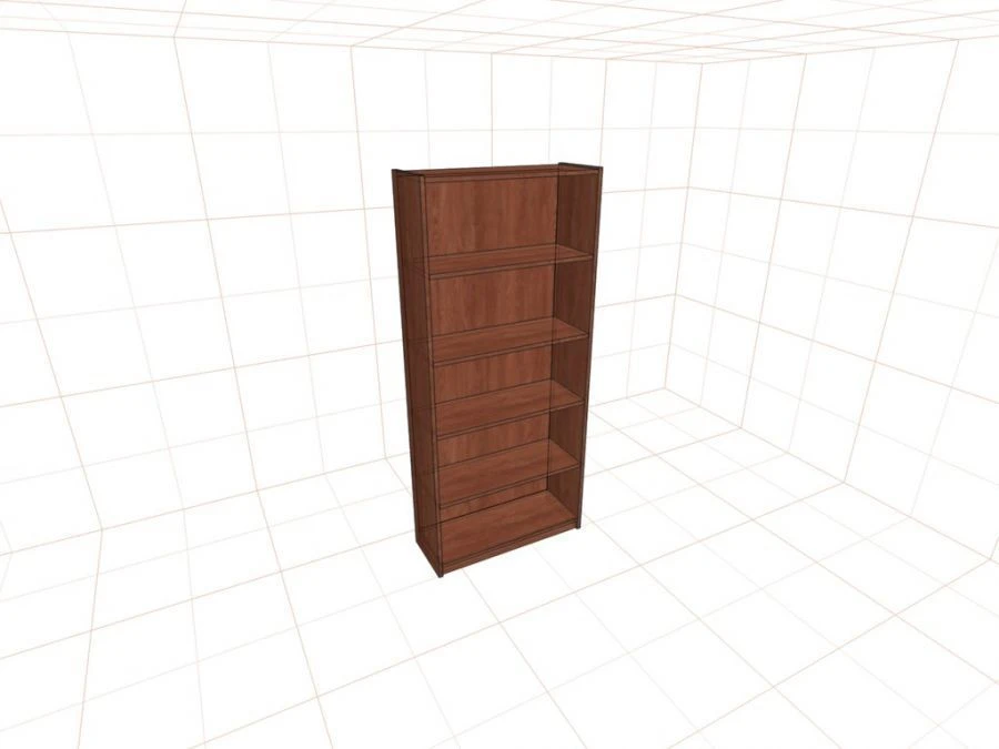 Office wooden shelving units FN.MDU.01.75.00.00.00.00