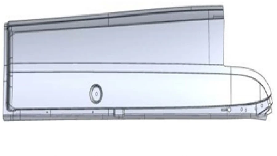 Roof panel right A9606579209