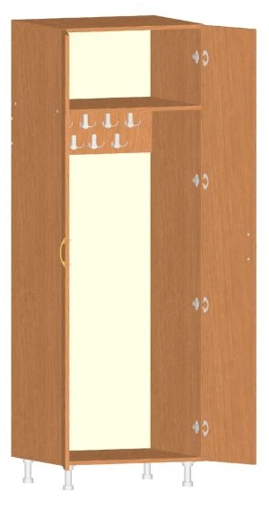 Wardrobe with hooks Art.U.01.10.1
