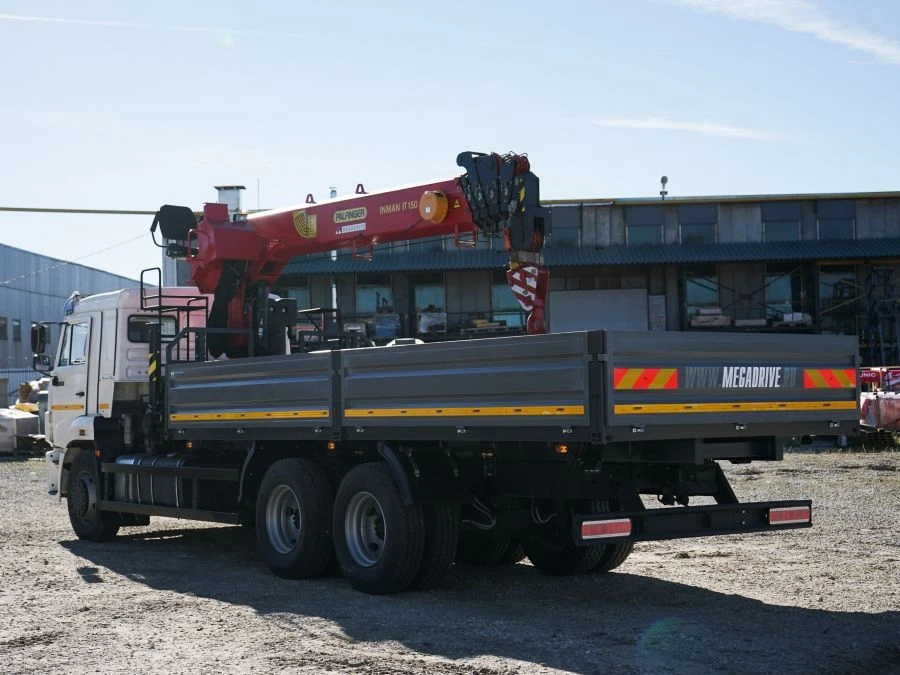 Special truck with hydraulic loading crane of MKMA type on the basis of KAMAZ 43118 and its modifications 41K05G-L150