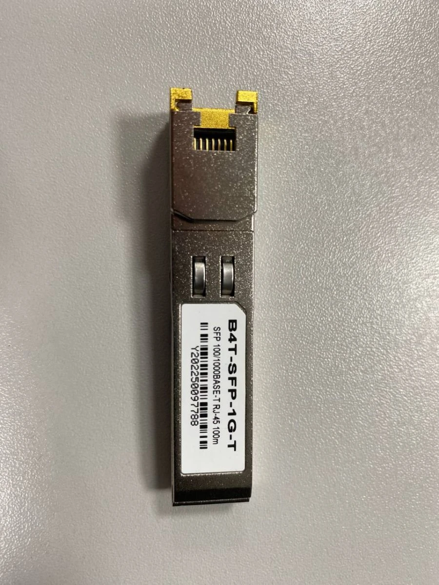 B4T-SFP-1G optical modules comprising: 1G-T; 1G-T1000; 1G-SX-LC2; 1G-LX-LC2; 1G-LXxx-LC2; 1G-EX-LC2; 1G-W35-40-LC-I; 1G-W53-40