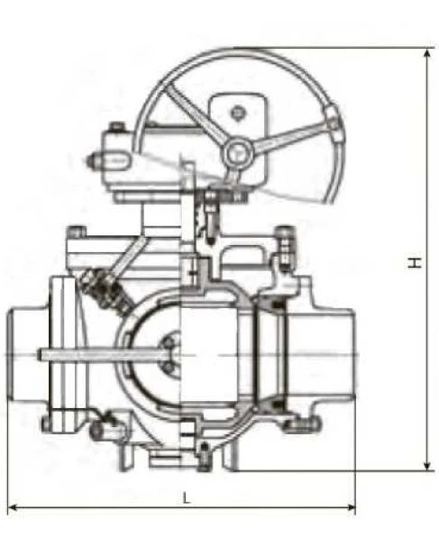 Welding ball valve ??? DN 50-800 PN 1,6-16 MPa