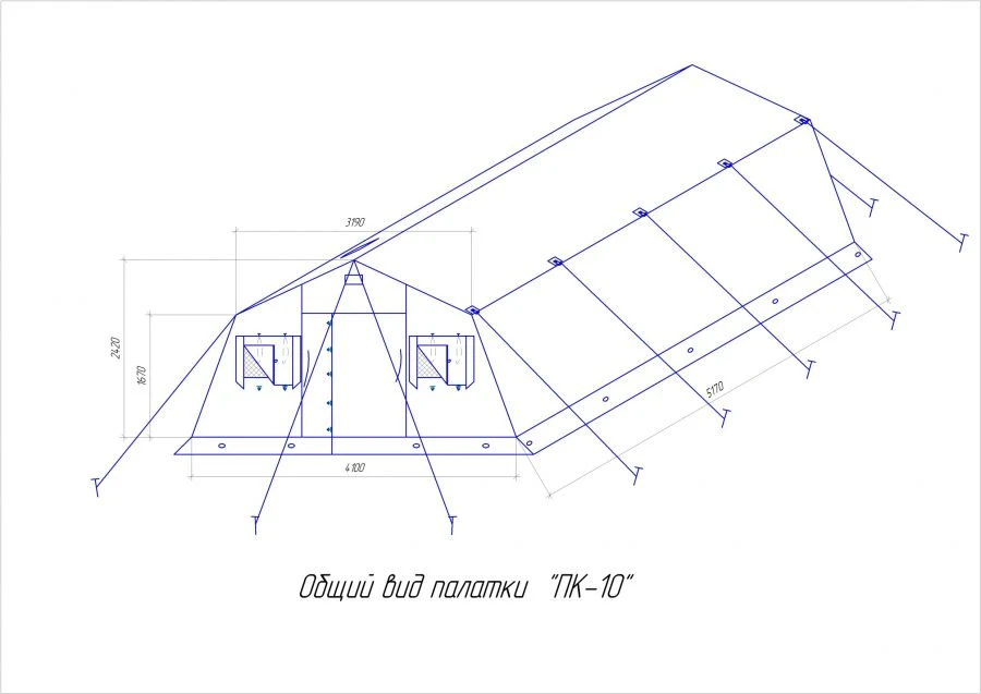 Frame tent PK-10