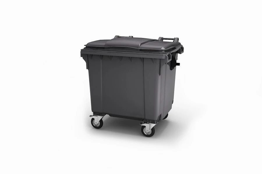 Mobile waste bin 1100 l Art.29.C19.V/1 (20.807.1.98.PE; 21.056.98.PE.V/1)