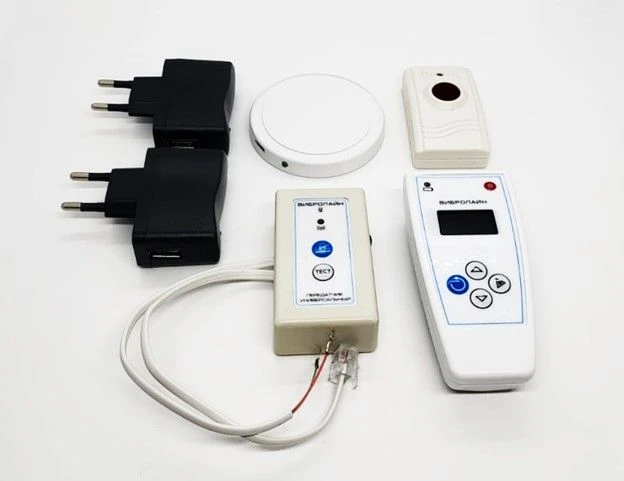 Digital sound alarm device with vibration indication "Vibroline", set 8