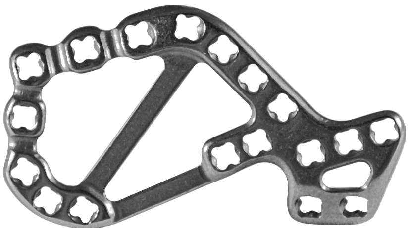 Heel plates RS2,7, left and right, article number 459.571R/L