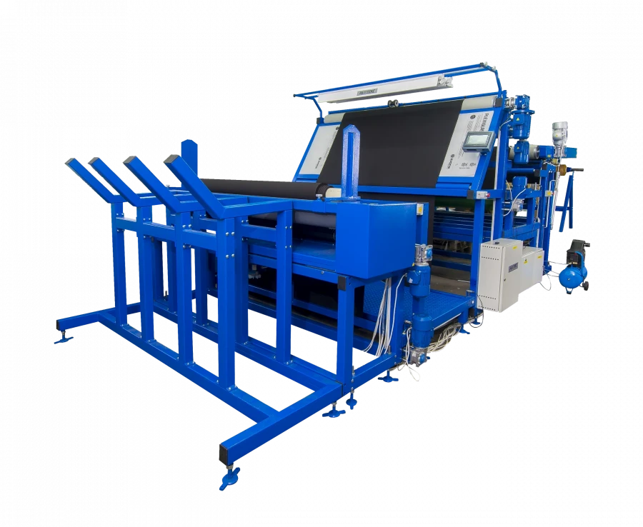 Measuring and bagging machine mod. B02.18 for work with knitted fabrics