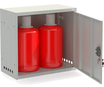 Cupboard for gas cylinders SHGR 27-2-4(2x27l)