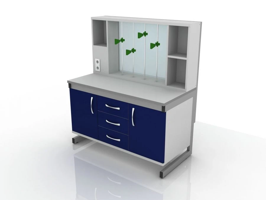 Module with drawers and shelves, 203-004-3, 1600x300x750