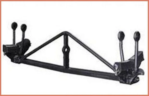 Triangels of brake lever gear of bogies of freight wagons of mainline railways of 1520 (1524) mm gauge according to GOST 4686-7.