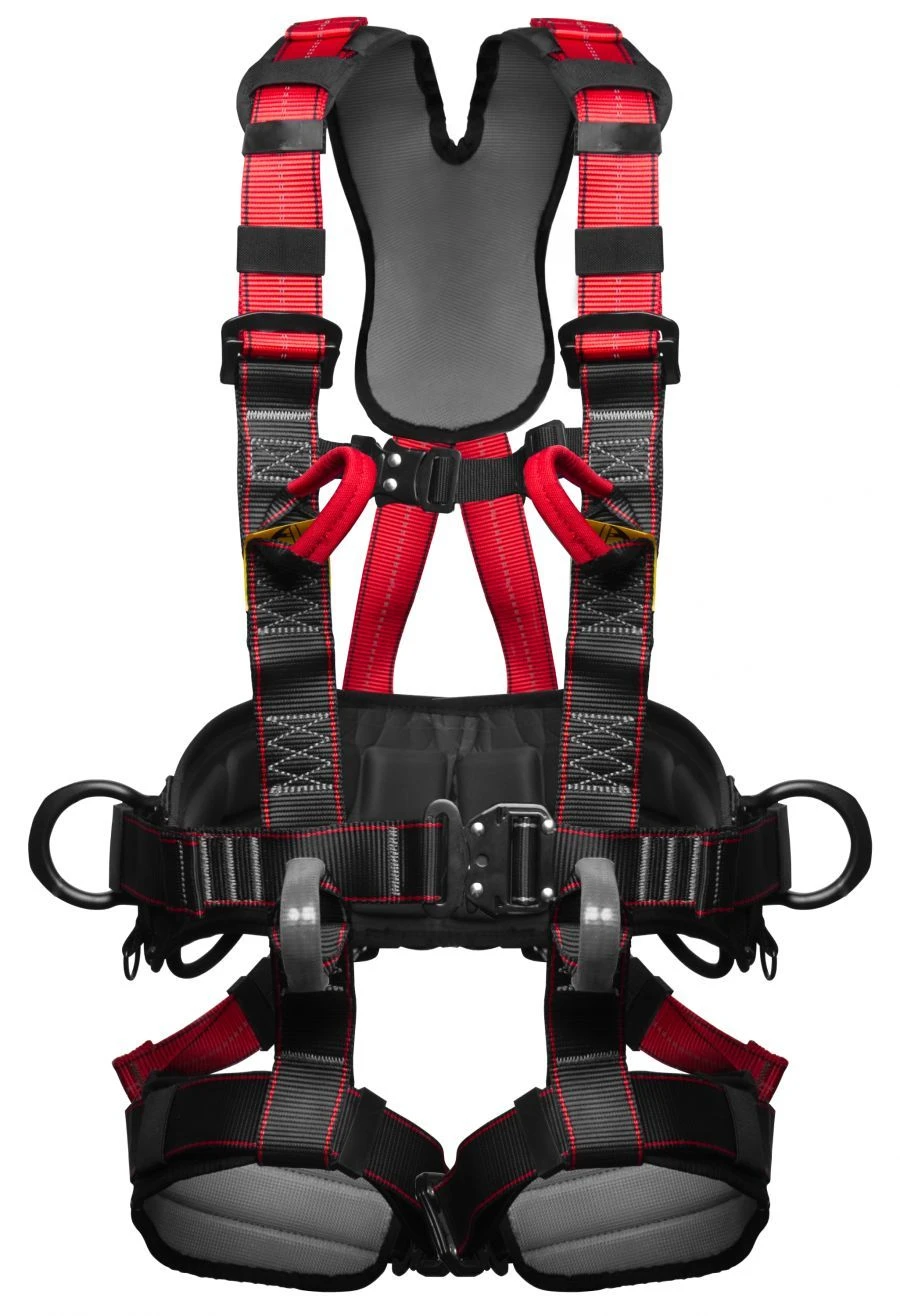 Safety harness for sitting position with integrated belt for holding and positioning, model CANYON, article number STR110.
