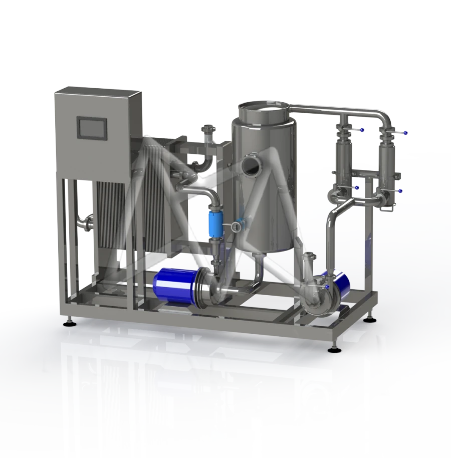 Milk accounting and receiving stations of P8-OPM model