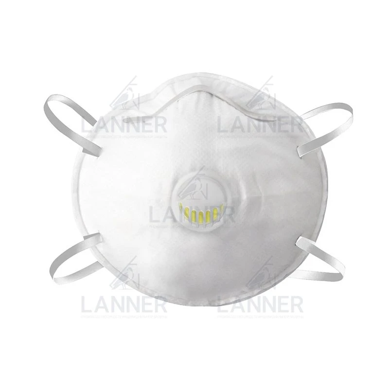 Medical filtering respirator with exhalation valve