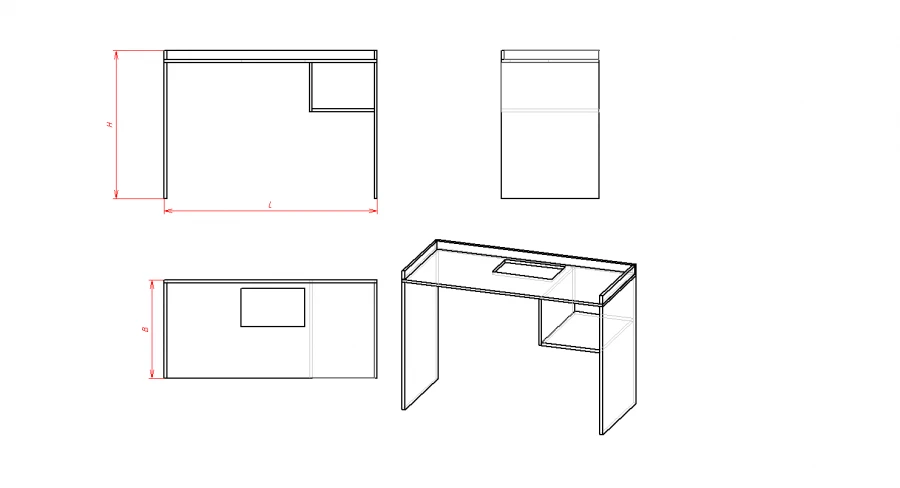 Table for knitting machine (series 2.603)