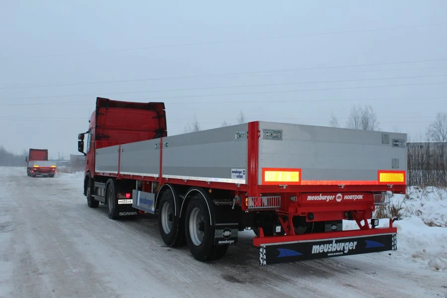 Flatbed semi-trailer double axle SP-249