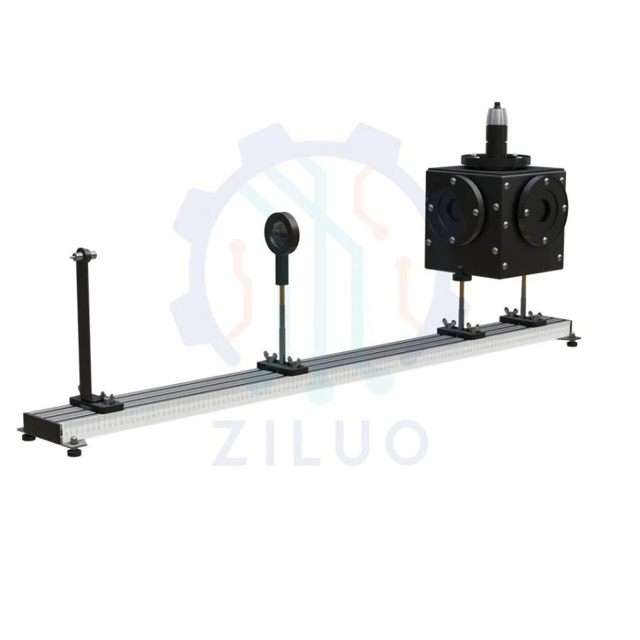 LS0057 Laboratory installation "Measurement of light wavelength by means of Newton's rings" (on an optical bench with the help o