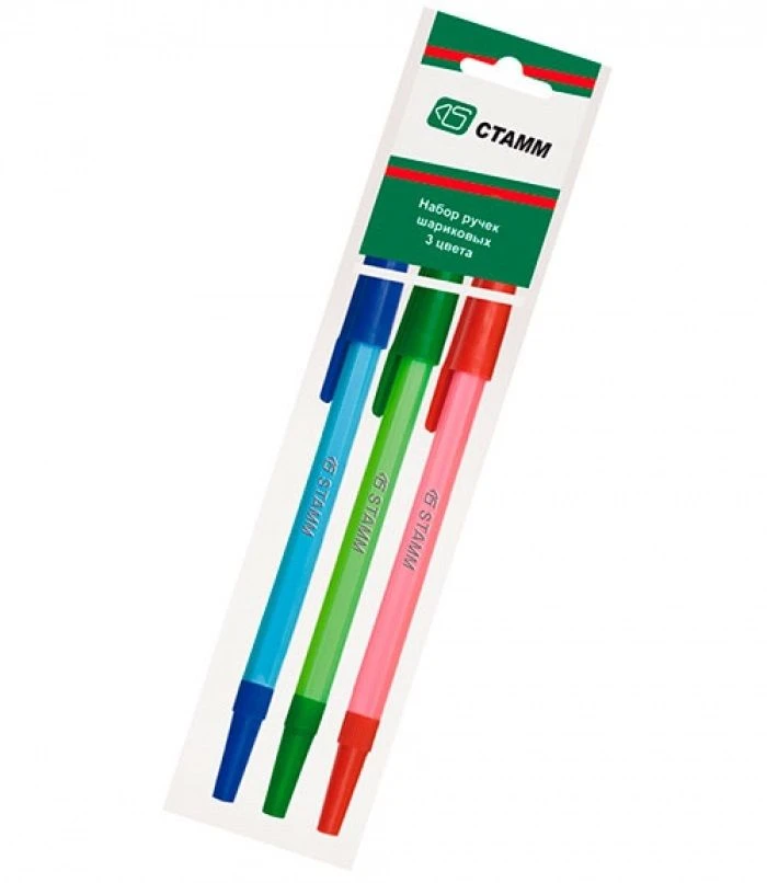 Set of pens STAMM 049 3 colour.
