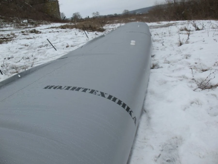 Water-retaining sleeve flood control dams "VRD" (VRD-0,8)