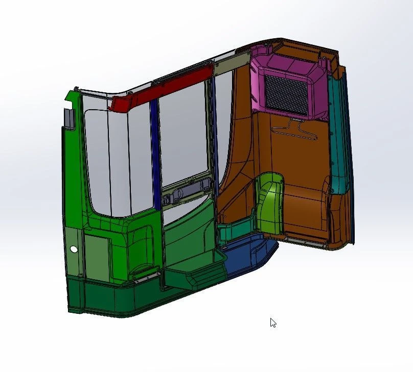 5299-351-7800000 Driver's bulkhead assembly