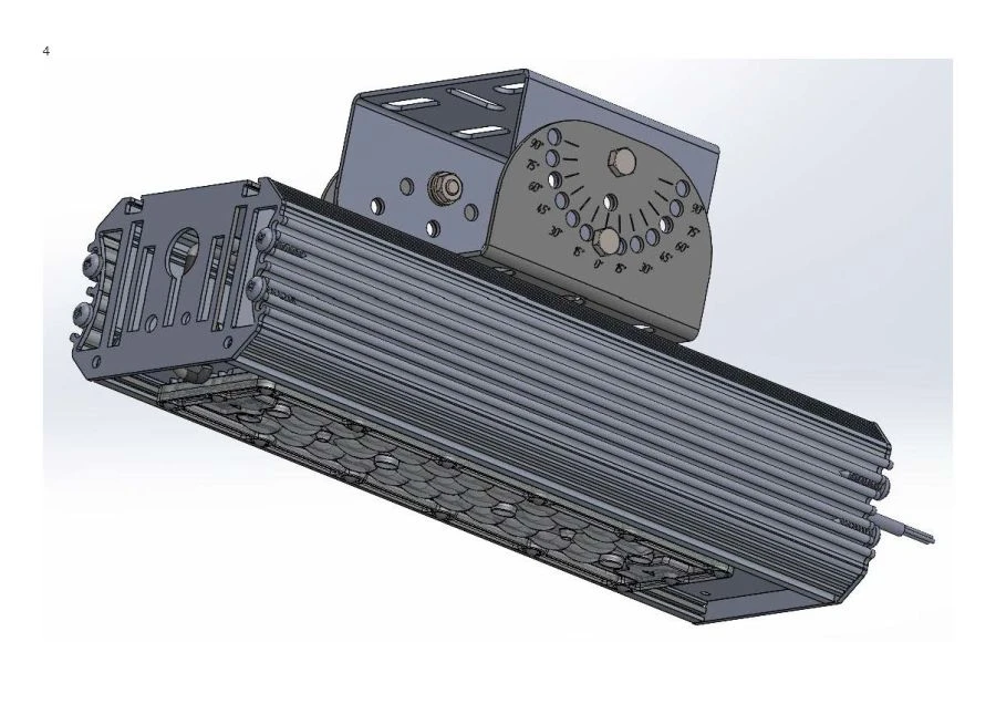 LED luminaire "Industrial Design MTM IoT" series CUBIC 60 One module Mounting CUB CENTRE 59w, 9,450 Lm, 160 Lm/watt
