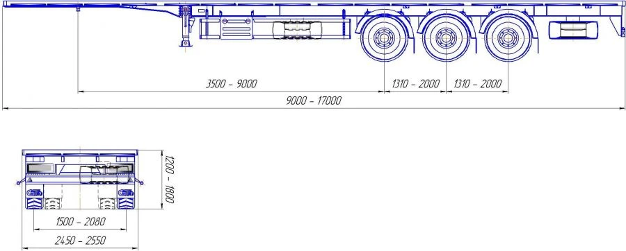 Semitrailer-cargo platform PG-3