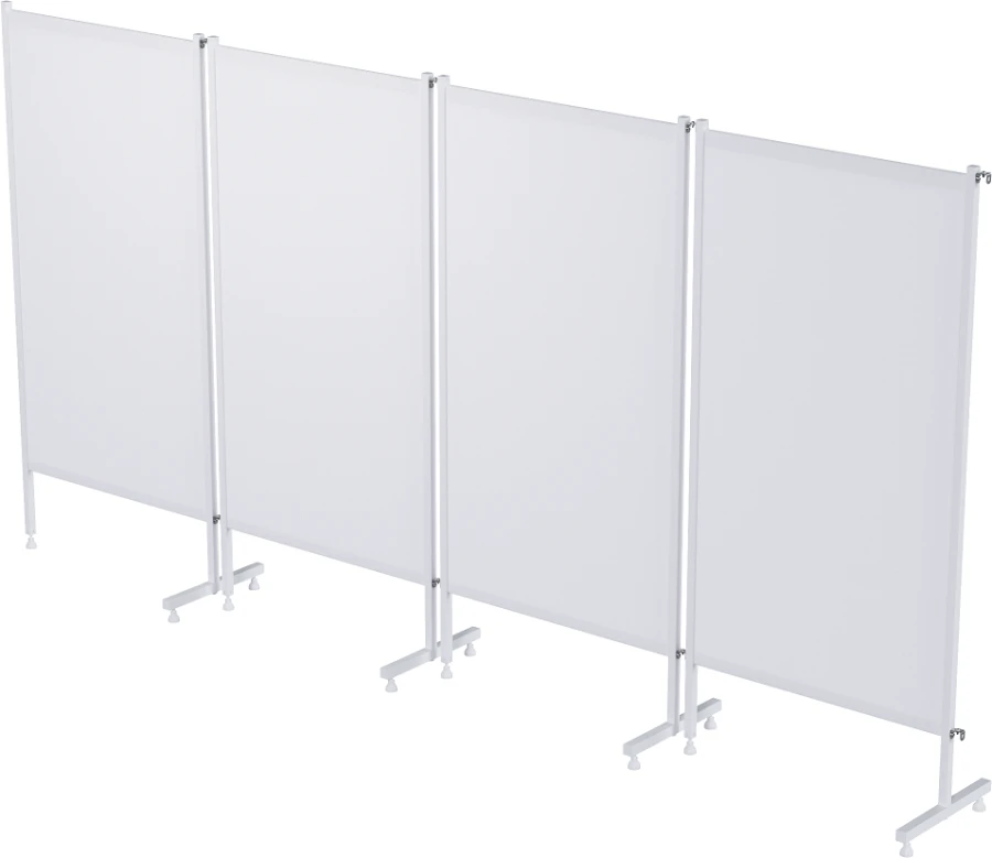 SHM-"MSC"(MSC-4303-01) Medical screen without wheels, four-sectional
