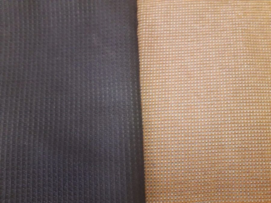 Polyester sound absorbing fabrics with flame retardant finish art. 300618