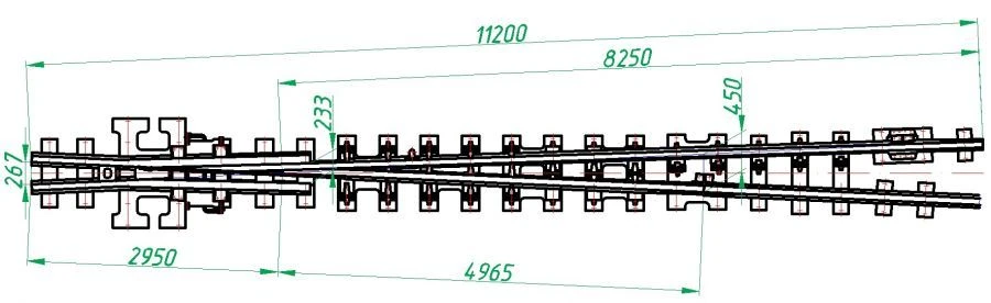 CRESTONE of type P65 of grade 1/11 (project 2726.03.000-02/03)