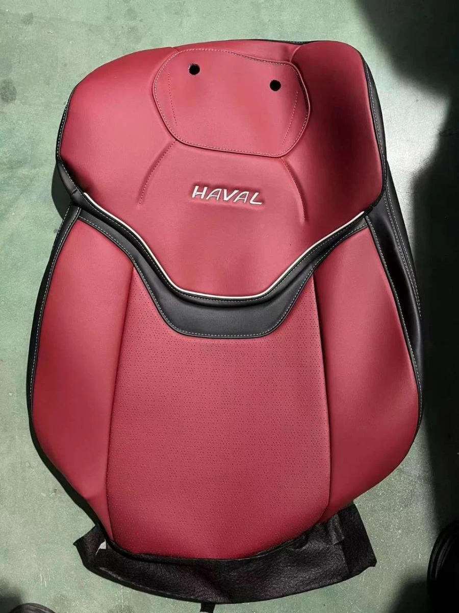 6902300XST33AQT Passenger seat backrest cover SAB (red)