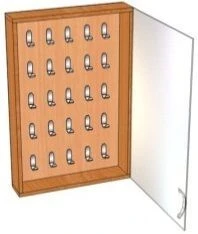 Hinged key box model Yashch1