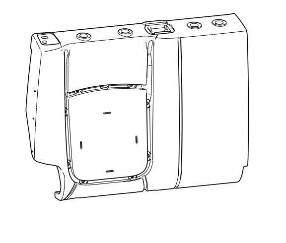 Rear seat backrest 60% 1601321