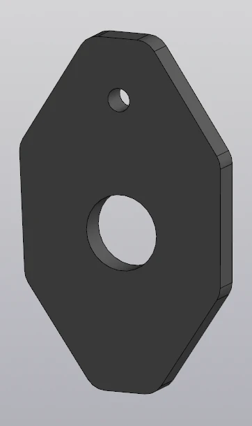 M03-C5-20-031054 - A - Lower rotor pole clamping plate