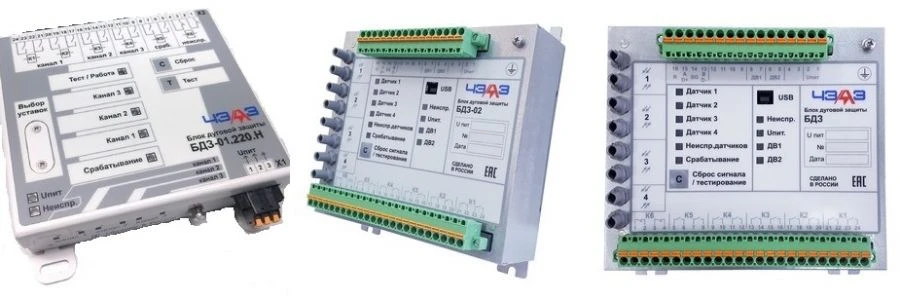 Blocks of arc protection of BDZ series