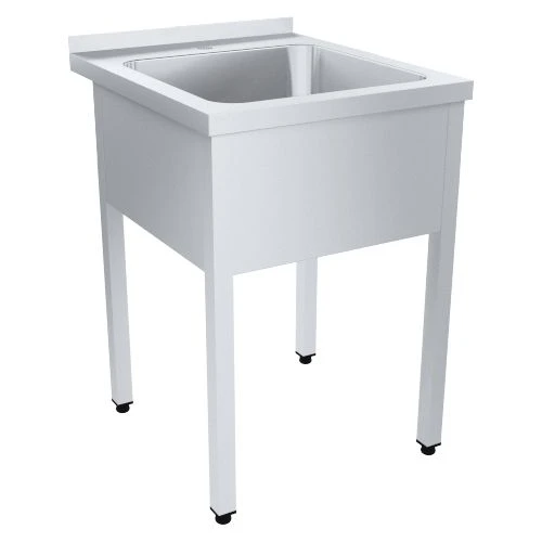 Solid drawn wash tub PROFI WMotsb1-500PNT with edge