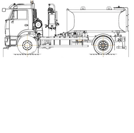 Combined machine KO-829A1, type KO-829A1, base chassis: KAMAZ-43253-G5, environmental class 5