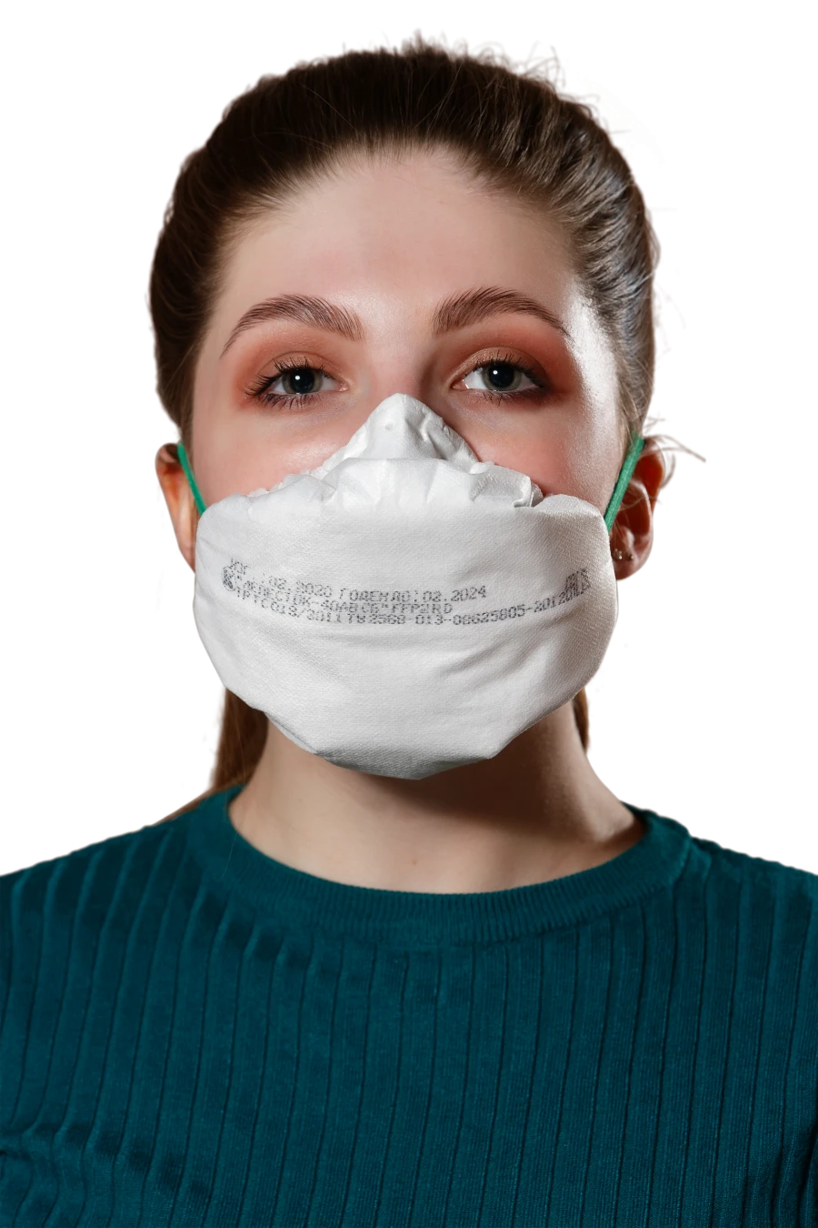 Filtering half-mask for protection against aerosols with additional protection against vapours and gases "Respirator "Lepestok-4