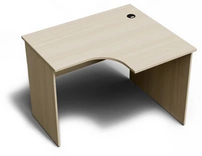 Corner computer table
