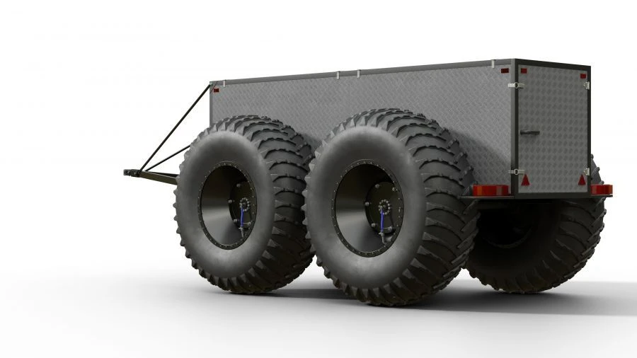 Cargo van trailer Burlak P-02.041