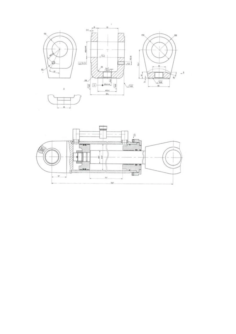 Hydraulic cylinder TL 150.43.01.000