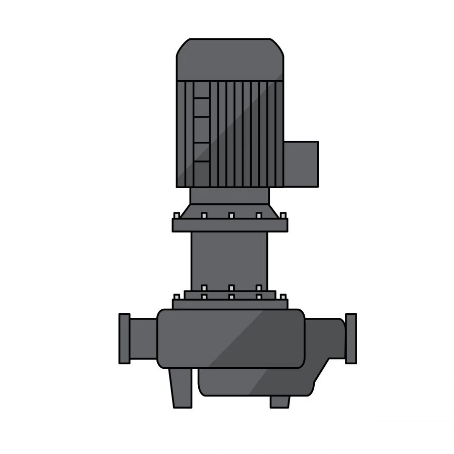 Radial flow pumps (pump units), single-stage, single inlet impeller, monobloc, energy efficient