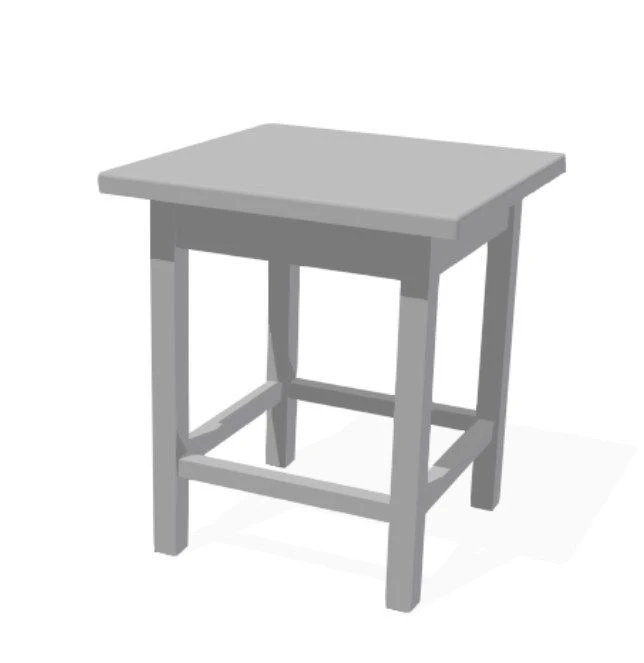 Wooden household stool TV-BTAB-5.29.01