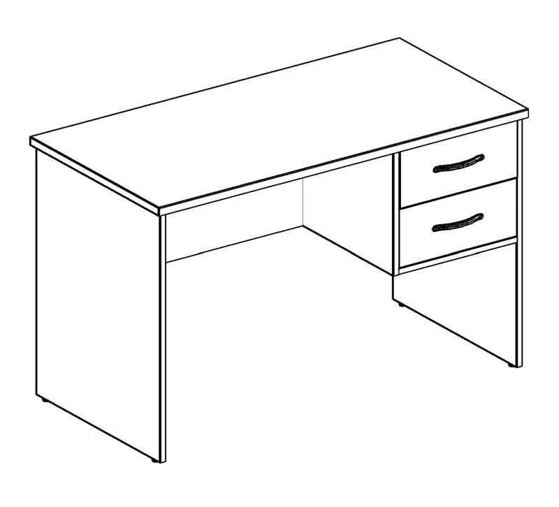 Single worktop 11 140 Series "STEEL"
