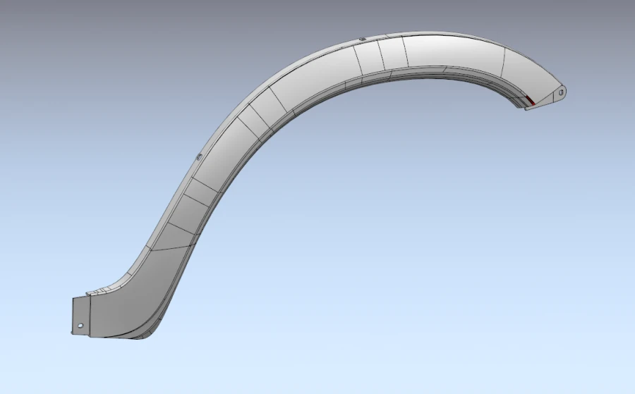 Front wing arch right 3302-8403026-20